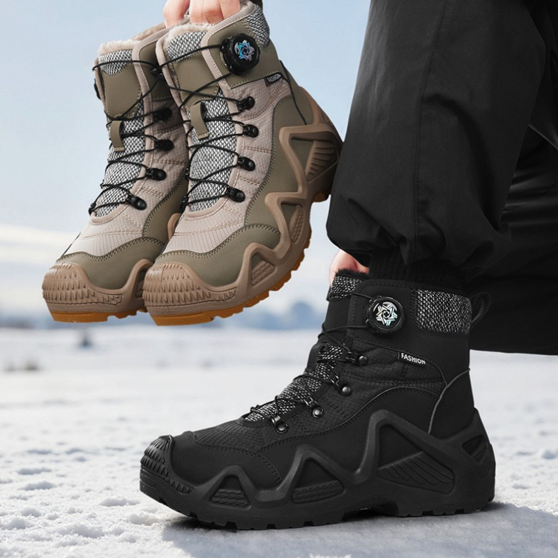 Anti Loop Rubber - Winter High-top Snow Fleece Warm Rotary