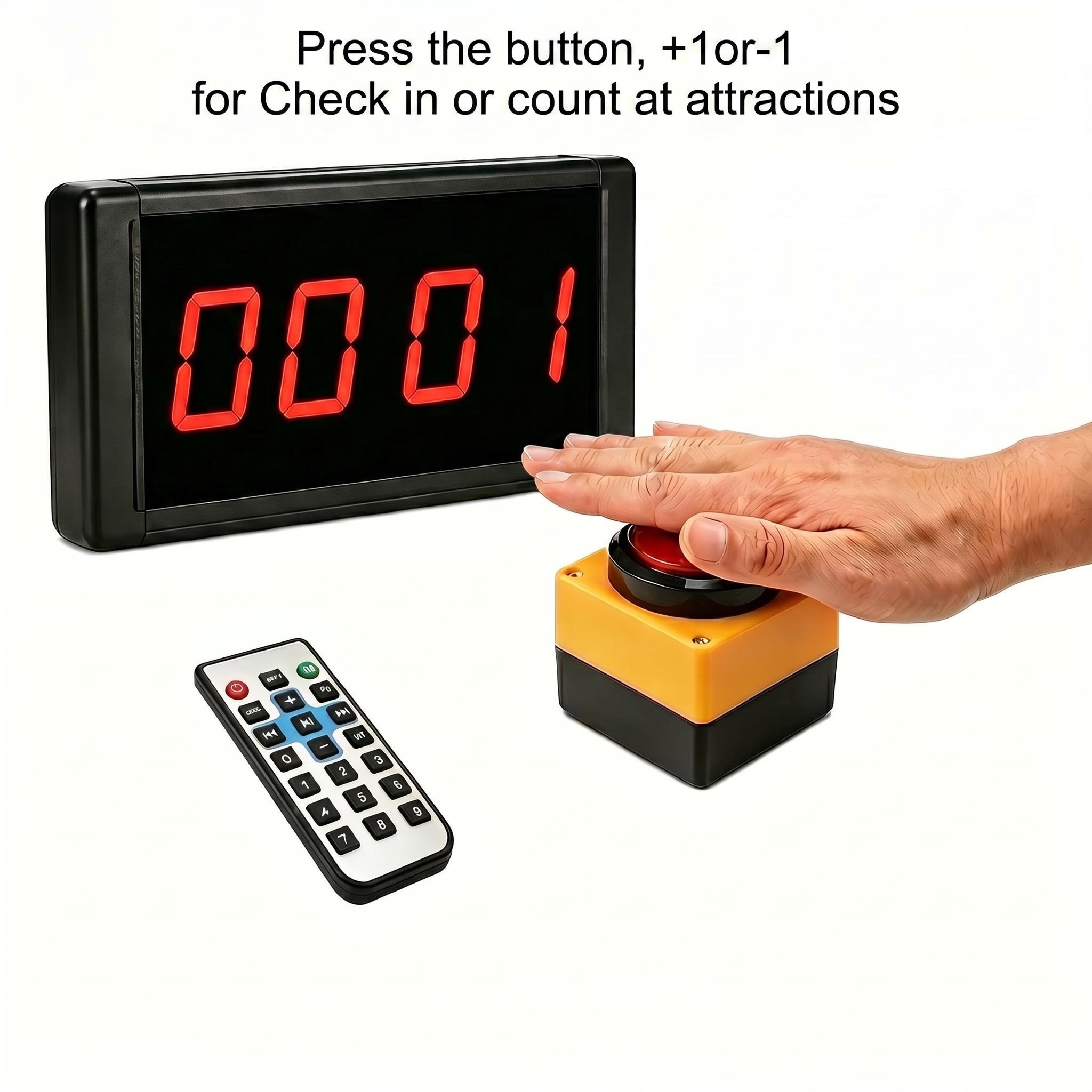 Table Tennis Score - Large Screen Hand Clap Counter Button
