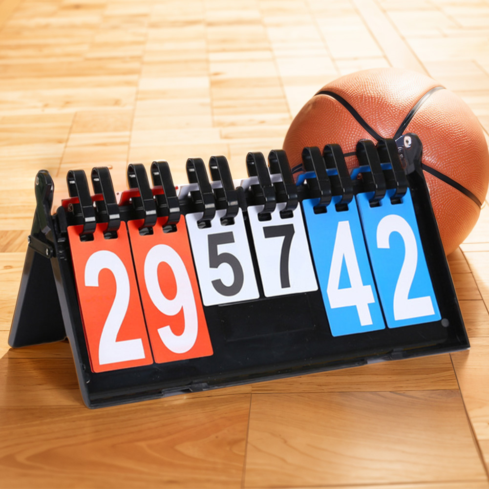 Table Tennis Score - Sports Scoreboard Tabletop Scoreboard 6-Digit Score