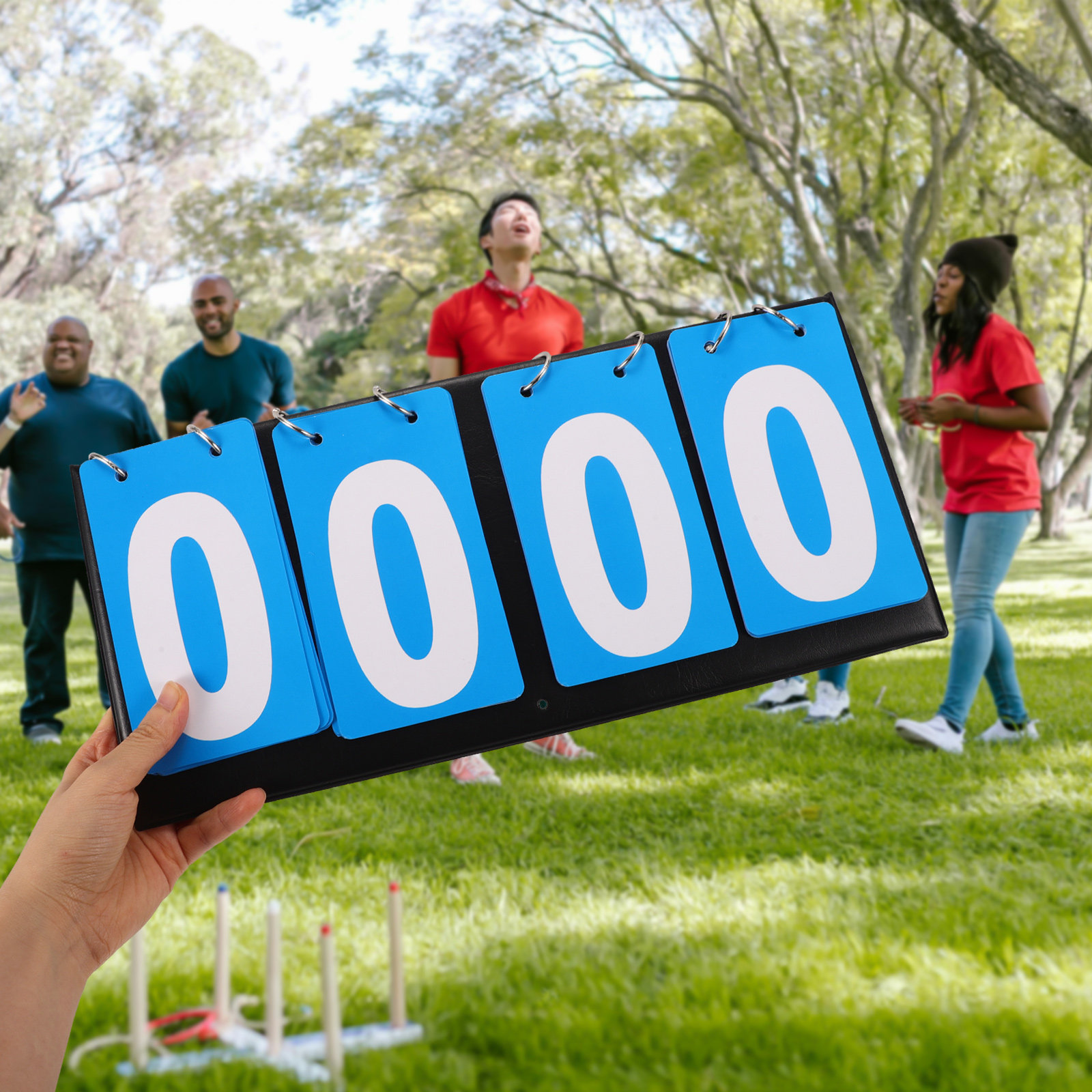 Four Scoreboards Portable Bask - Table Tennis Score 评论和价格