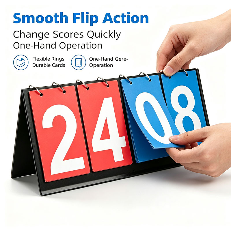 4‑Digit Flip Scoreboard Portab - Table Tennis Score 评论和价格