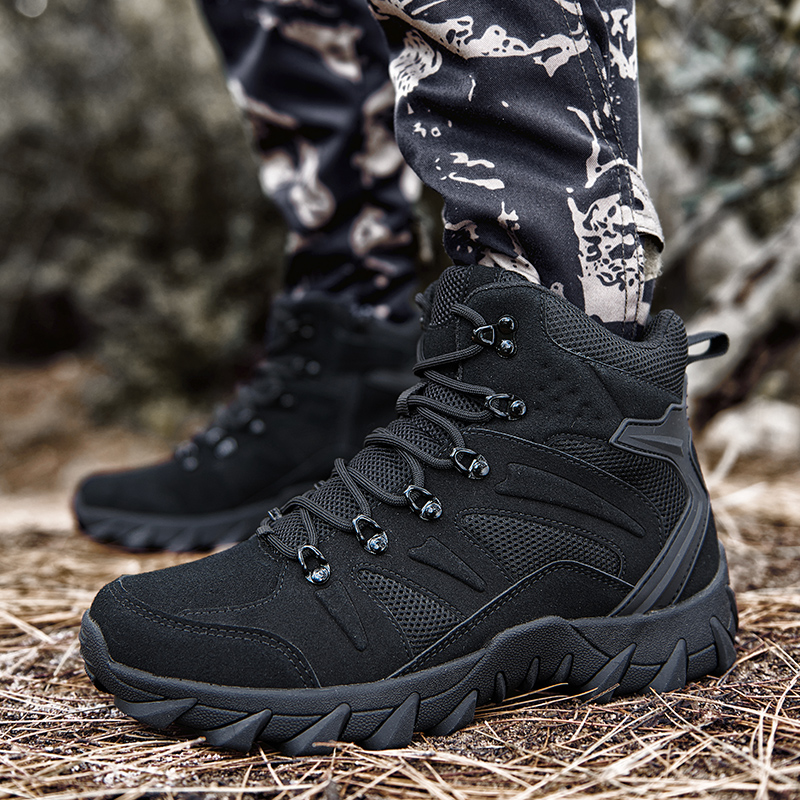Men Army Boots Breathable Lace - Anti Loop Rubber 评论和价格