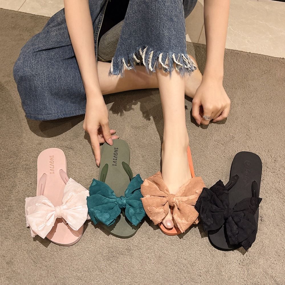 All Match Soft Sole Bowknot Fl - Anti Loop Rubber 评论和价格