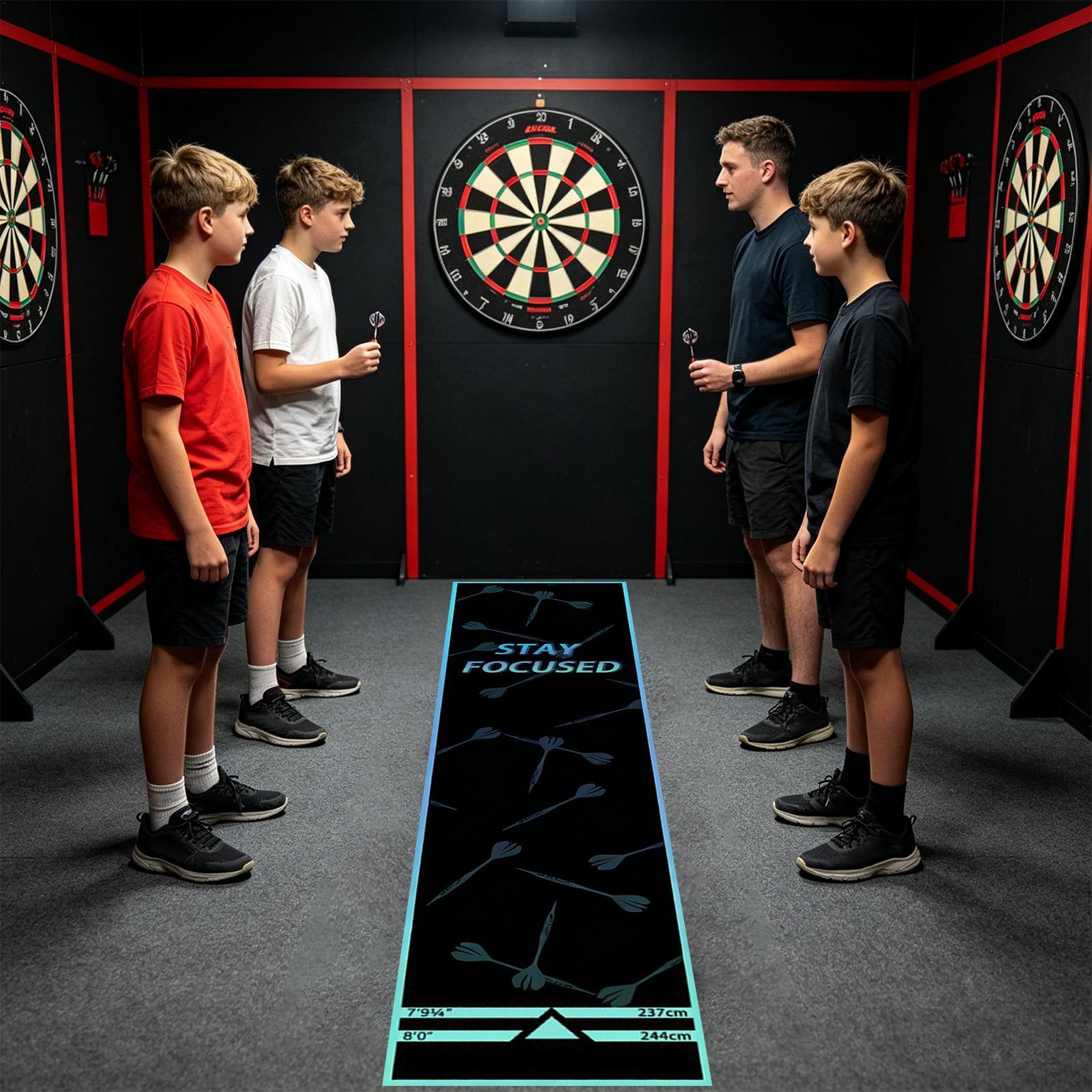 Dart Board Mat Portable Non-Sl - Throw Distance Board 评论和价格