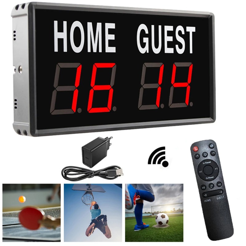 4-Digit LED Electronic Scorebo - Table Tennis Score 评论和价格