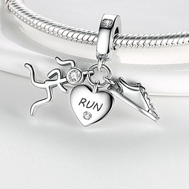 925 Sterling Silver Charms Bea - Table Tennis Volleyball 评论和价格